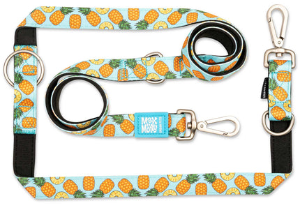 Max&Molly Multi-Leash Sweet Pineapple – Adjustable 200cm Dog Leash with Vibrant Pattern, Medium