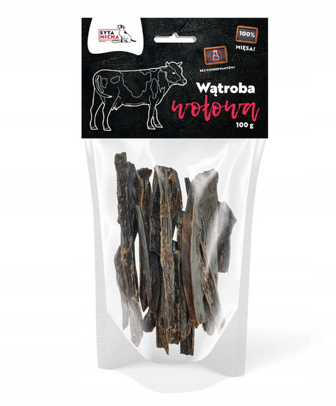 Syta Micha Beef Liver Strips 100g – Natural Dried Snack, High-Protein Treats