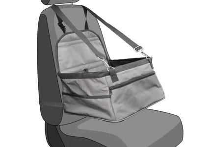 Flamingo Car Seat One – Compact Dog Car Seat, 36x33x20cm, Supports Up to 7kg