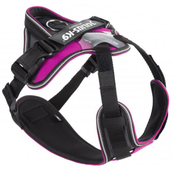 Julius K9 IDC Longwalk Harness Pink – Adjustable Trekking Harness, XXS, Lightweight Comfort Design