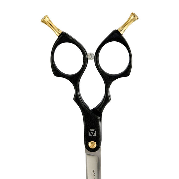 Artero Fusion Black Curvy Scissors – Lightweight 6-Inch Professional Asian Fusion Haircutting Tool