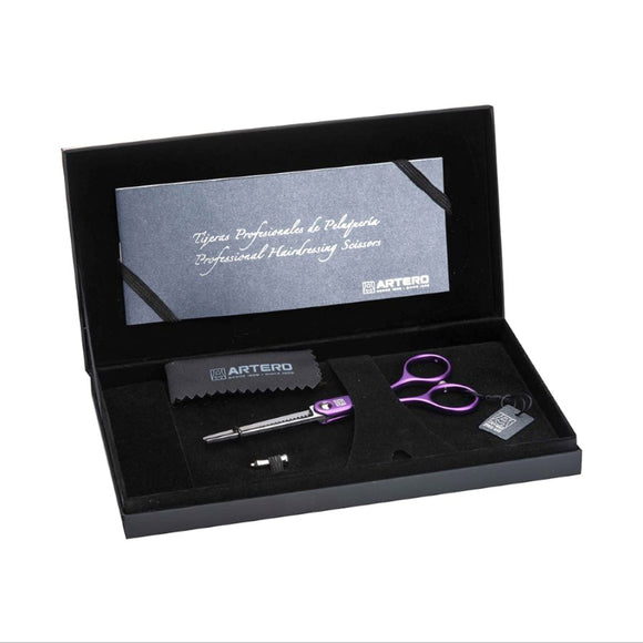 Artero Symetric Blenders 5.5" – Black Thinning and Detailing Shears, 28 Teeth, Precision Cut