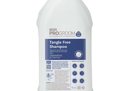 ProGroom Tangle Free Shampoo – Concentrated Formula, Eases Combing for Long and Curly Coats, 5L