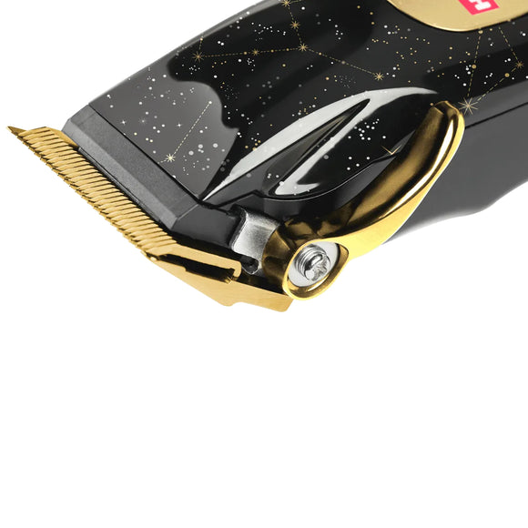 Heiniger Tauro Gold Hair Clipper – Cordless Adjustable Grooming Tool with Attachments, 0.3–1.4mm Precision