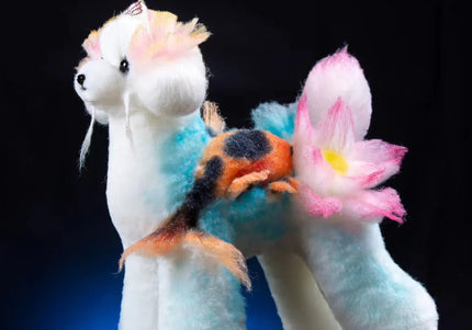 Mr. Jiang Teddy Full Body Replacement Fur – Soft White Synthetic Coat, Realistic Texture