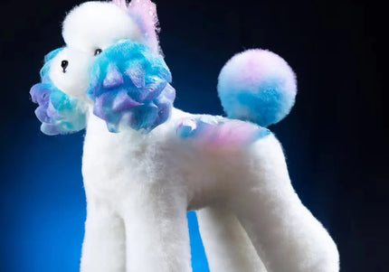 Mr. Jiang Teddy Full Body Replacement Fur – Soft White Synthetic Coat, Realistic Texture