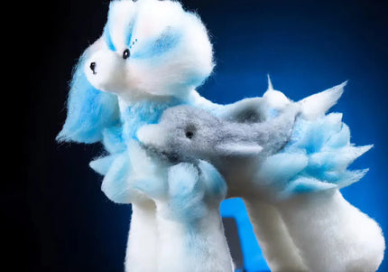 Mr. Jiang Teddy Full Body Replacement Fur – Soft White Synthetic Coat, Realistic Texture