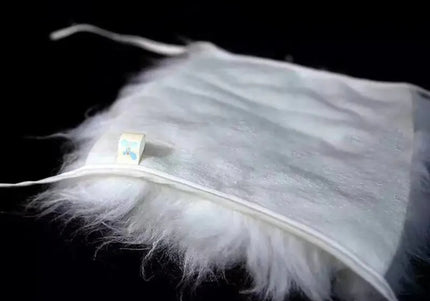 Mr. Jiang Square Practice Hair – Replacement White Hairpiece for Grooming Mannequin, Durable Design
