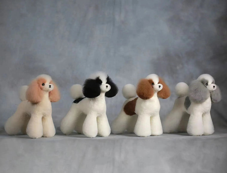 Mr. Jiang Teddy Full Body Replacement Hair – Realistic Black and White Mannequin Coat