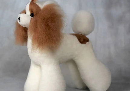 Mr. Jiang Teddy Full Body Replacement Hair – Realistic Brown and White Mannequin Coat