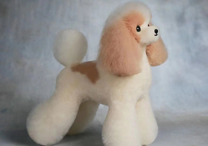 Mr. Jiang Teddy Full Body Replacement Hair – Realistic Beige and White Mannequin Coat