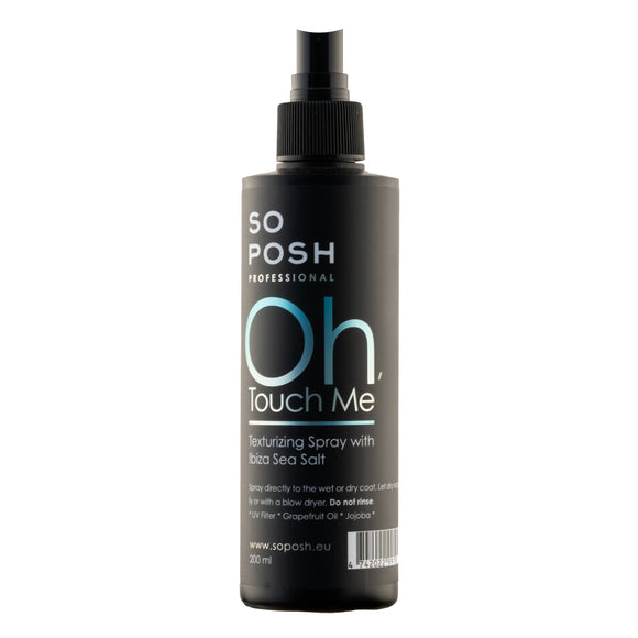 So Posh Oh, Touch Me Sea Salt Texturizing Spray 200ml – UV Filter, Volumizing Formula