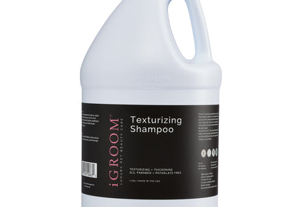 iGroom Texturizing Shampoo 3.8L – Restores Natural Coat Texture, Professional Formula