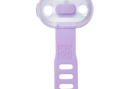 Max&Molly Matrix 2.0 Ultra LED Safety Dog Lamp – Pastel Beige, Lightweight Design