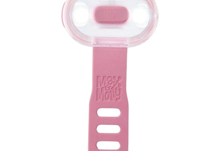 Max&Molly Matrix 2.0 Ultra LED Safety Dog Lamp – Pastel Beige, Lightweight Design