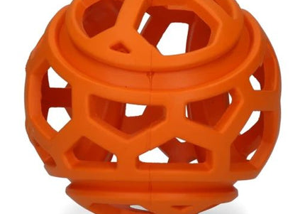 Dog Comets Titan Openwork Ball 11.5cm – Soft Durable Orange Interactive Toy