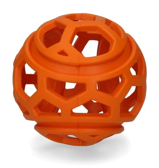 Dog Comets Titan Openwork Ball 11.5cm – Soft Durable Orange Interactive Toy
