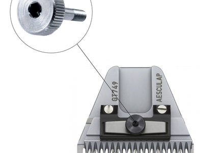 Aesculap Torqui Knurled Adjustment Screw – Precision Control for Favorita Cutting Heads