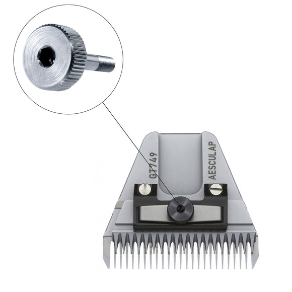 Aesculap Torqui Knurled Adjustment Screw – Precision Control for Favorita Cutting Heads