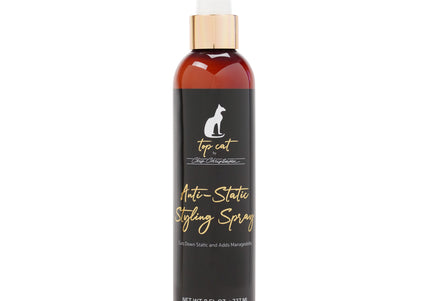 Chris Christensen Top Cat Anti-Static Styling Spray 236ml – Lightweight Conditioning Mist, Reduces Static and Eases Grooming