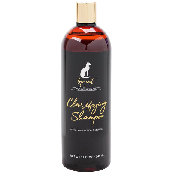 Chris Christensen Top Cat Clarifying Shampoo 946ml – Deep Cleansing Formula, Residue-Free Shine