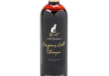 Chris Christensen Top Cat Gorgeous Gold Shampoo – Color-Enhancing Formula, Revives Golden Coats, 946ml