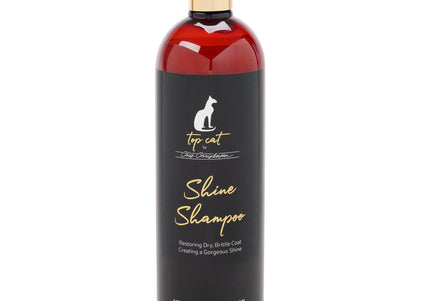 Chris Christensen Top Cat Shine Shampoo – Moisturizing Concentrate, Enhances Coat Luster, 946ml