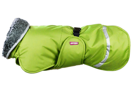 Toppa Pomppa Harness-Compatible Lime Winter Jacket – Extra Warm, Insulated Design, Size 25