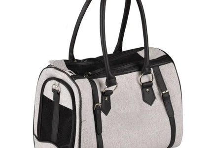 Flamingo Tatjana Pet Carrying Bag – Elegant Brown Carrier, 37x24x31cm, Holds Up to 4kg