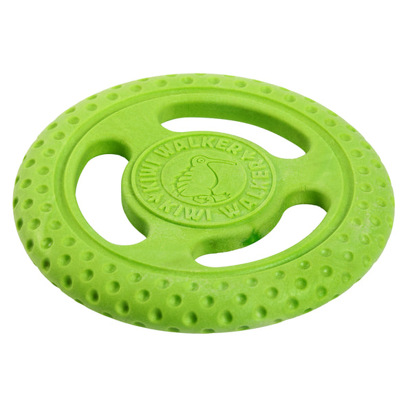 Kiwi Walker Let's Play Frisbee Green Mini – Lightweight Durable Flying Disc, Compact Size