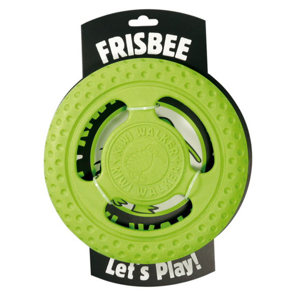 Kiwi Walker Let's Play Frisbee Green Mini – Lightweight Durable Flying Disc, Compact Size
