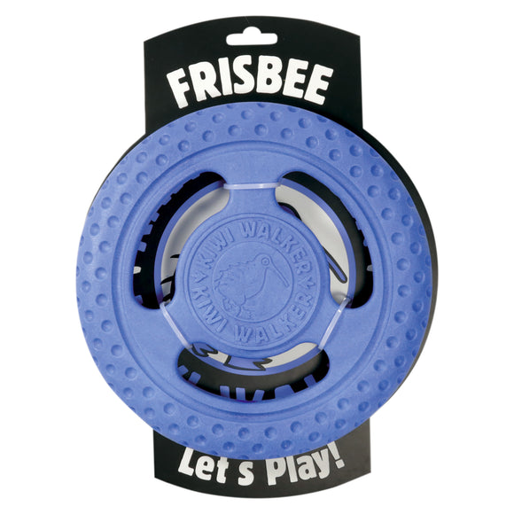 Kiwi Walker Let's Play Frisbee Blue – Durable Maxi Size Flying Disc, Lightweight Design