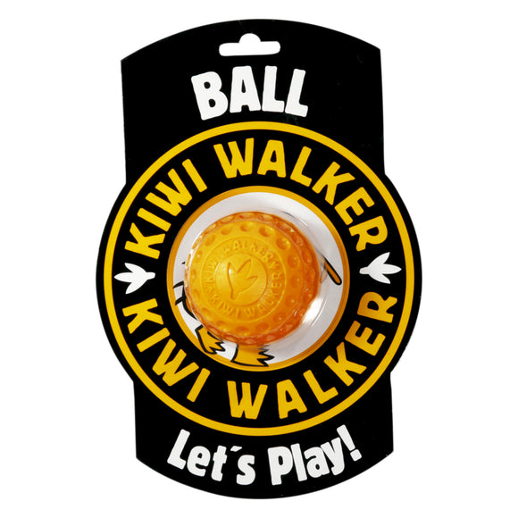 Kiwi Walker Let’s Play Ball Orange – Mini Durable Rubber Ball, Bright Color, Lightweight Design