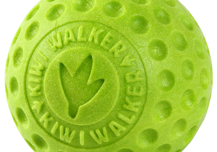 Kiwi Walker Let's Play Ball Green – Maxi Durable Rubber Dog Ball, Vibrant Color, Extra Large Size