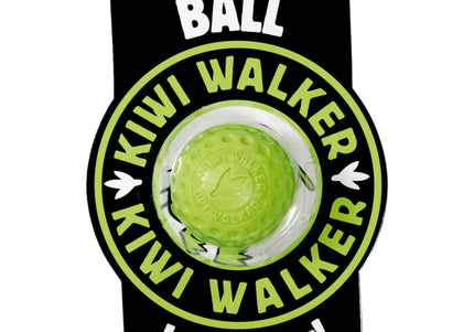 Kiwi Walker Let's Play Ball Green – Maxi Durable Rubber Dog Ball, Vibrant Color, Extra Large Size