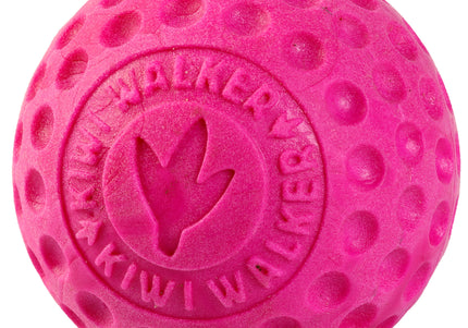Kiwi Walker Let's Play Ball Pink – Mini Durable Rubber Ball, Vibrant Pink Color