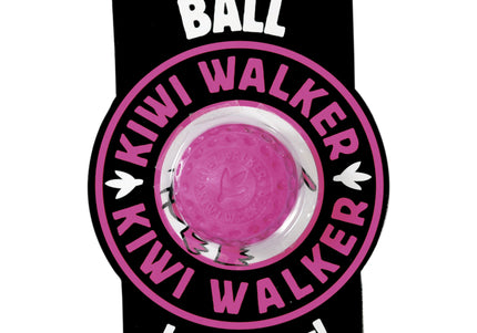 Kiwi Walker Let's Play Ball Pink – Mini Durable Rubber Ball, Vibrant Pink Color