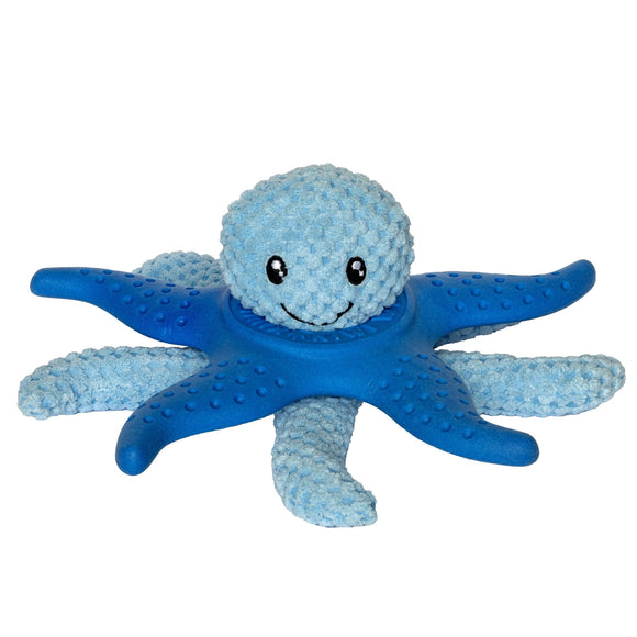 Kiwi Walker Octopus and Starfish 25cm – 2-in-1 Plush Toy Set, Floating and Durable, Blue