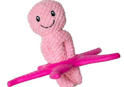 Kiwi Walker Octopus and Starfish 25cm – 2-in-1 Plush Toy Set, Floating and Durable, Blue