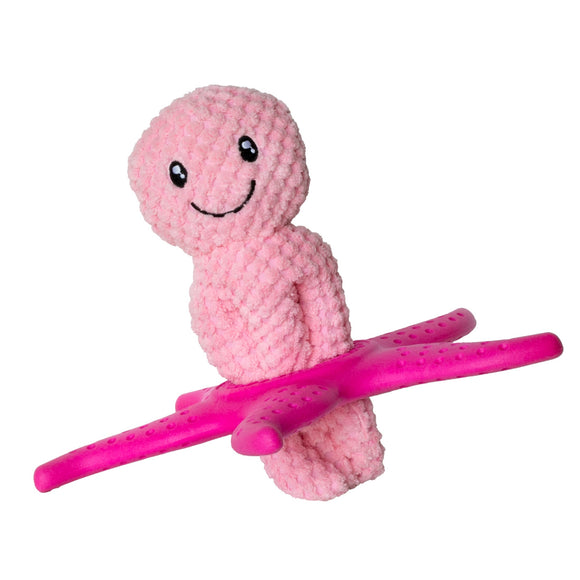 Kiwi Walker Octopus and Starfish 25cm – 2-in-1 Plush Toy Set, Floating and Durable, Blue