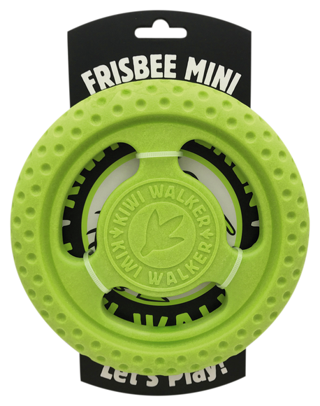 Kiwi Walker Let's Play Frisbee Green Mini – Lightweight Durable Flying Disc, Compact Size