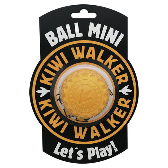 Kiwi Walker Let’s Play Ball Orange – Mini Durable Rubber Ball, Bright Color, Lightweight Design