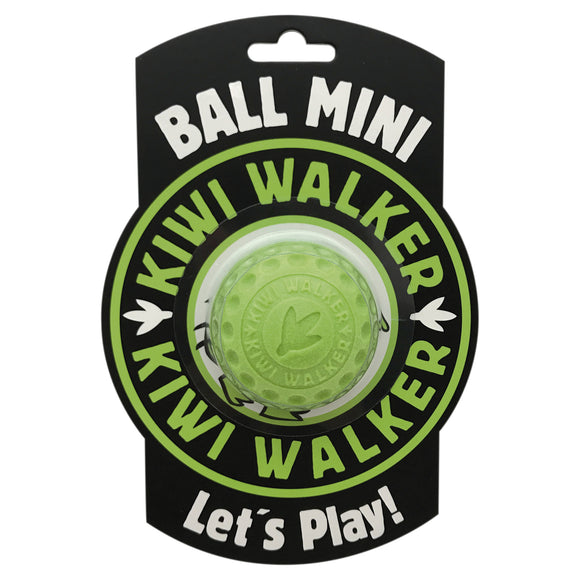Kiwi Walker Let's Play Ball Green – Maxi Durable Rubber Dog Ball, Vibrant Color, Extra Large Size
