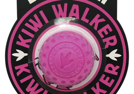 Kiwi Walker Let's Play Ball Pink – Mini Durable Rubber Ball, Vibrant Pink Color