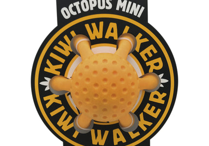 Kiwi Walker Let's Play Octopus Orange Maxi – Durable Plush Dog Toy, Vibrant and Entertaining Design