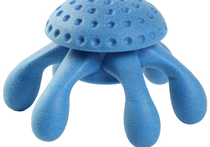 Kiwi Walker Let's Play Octopus Blue – Maxi Size Plush Toy with Squeaker, Durable Design