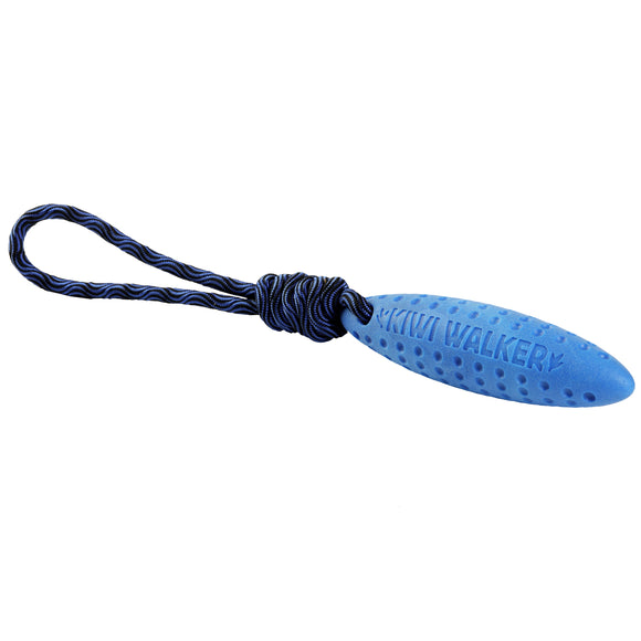 Kiwi Walker Let's Play Zeppelin Blue – Maxi Rope Fetch Toy, Durable Floating Design