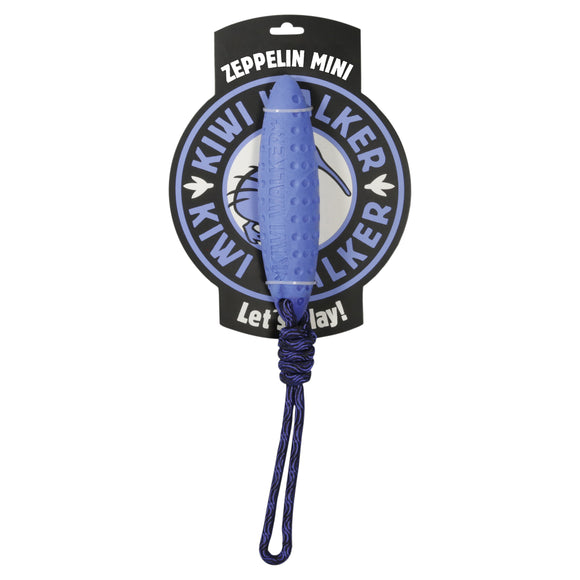 Kiwi Walker Let's Play Zeppelin Blue – Maxi Rope Fetch Toy, Durable Floating Design