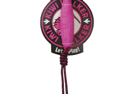Kiwi Walker Let's Play Zeppelin Pink – Mini Rope Fetch Toy, Durable and Lightweight Design