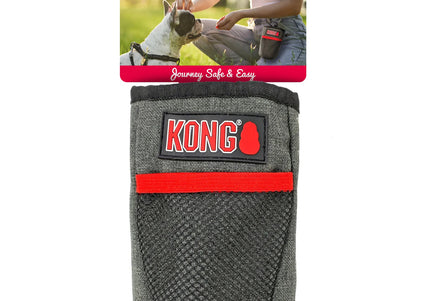 KONG Travel Train & Treat Bag – Compact Portable Storage with Easy-Access Treat Dispenser